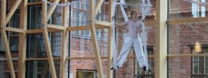 Acrobatic show at Sibeliustalo